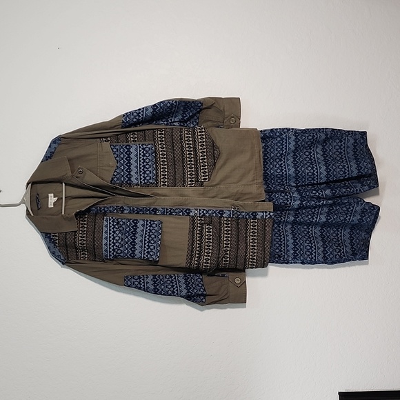 Sun & Stone Jacket/Short Set from Macys..Incredible knitting, comfy & looks DOPE - Picture 2 of 14